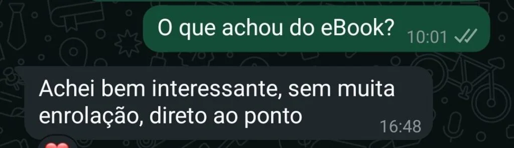 Feedback de alunos