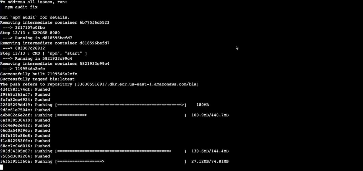 Docker push ECR